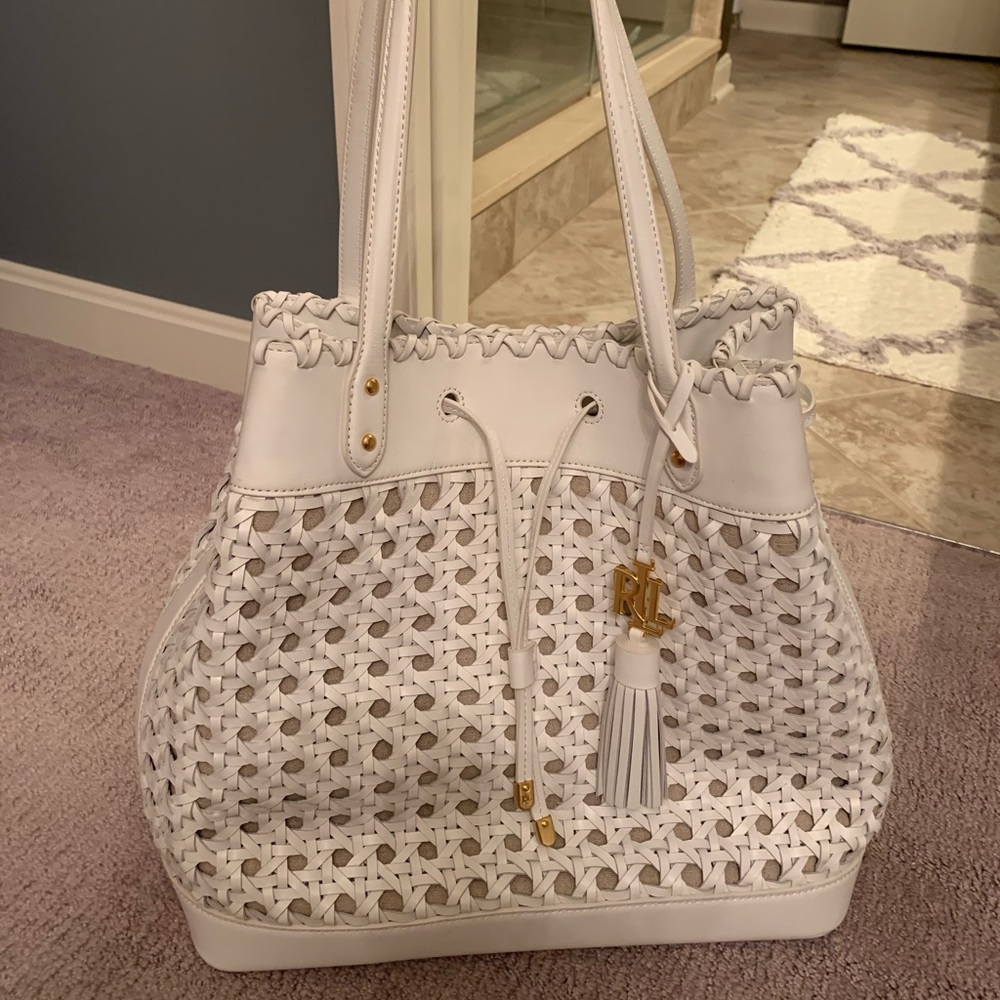 Ralph Lauren off white purse - brand new